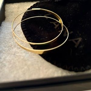 Genuine Lana solid gold earrings